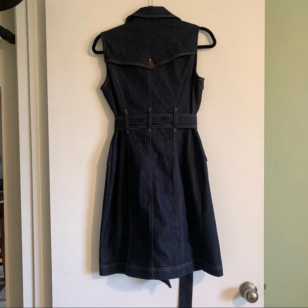 SPENSE denim tench dress size 8 - Picture 2 of 10